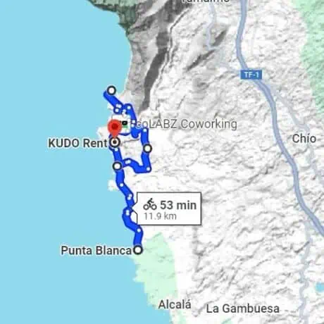 Exploring Puerto De Santiago – 14,4 Km, 290 m elevation – cycling route Tenerife