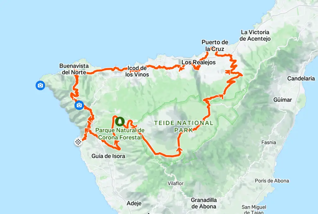 Teide North Big Loop – 174,07 Km, 4,572 m elevation – cycling route Tenerife