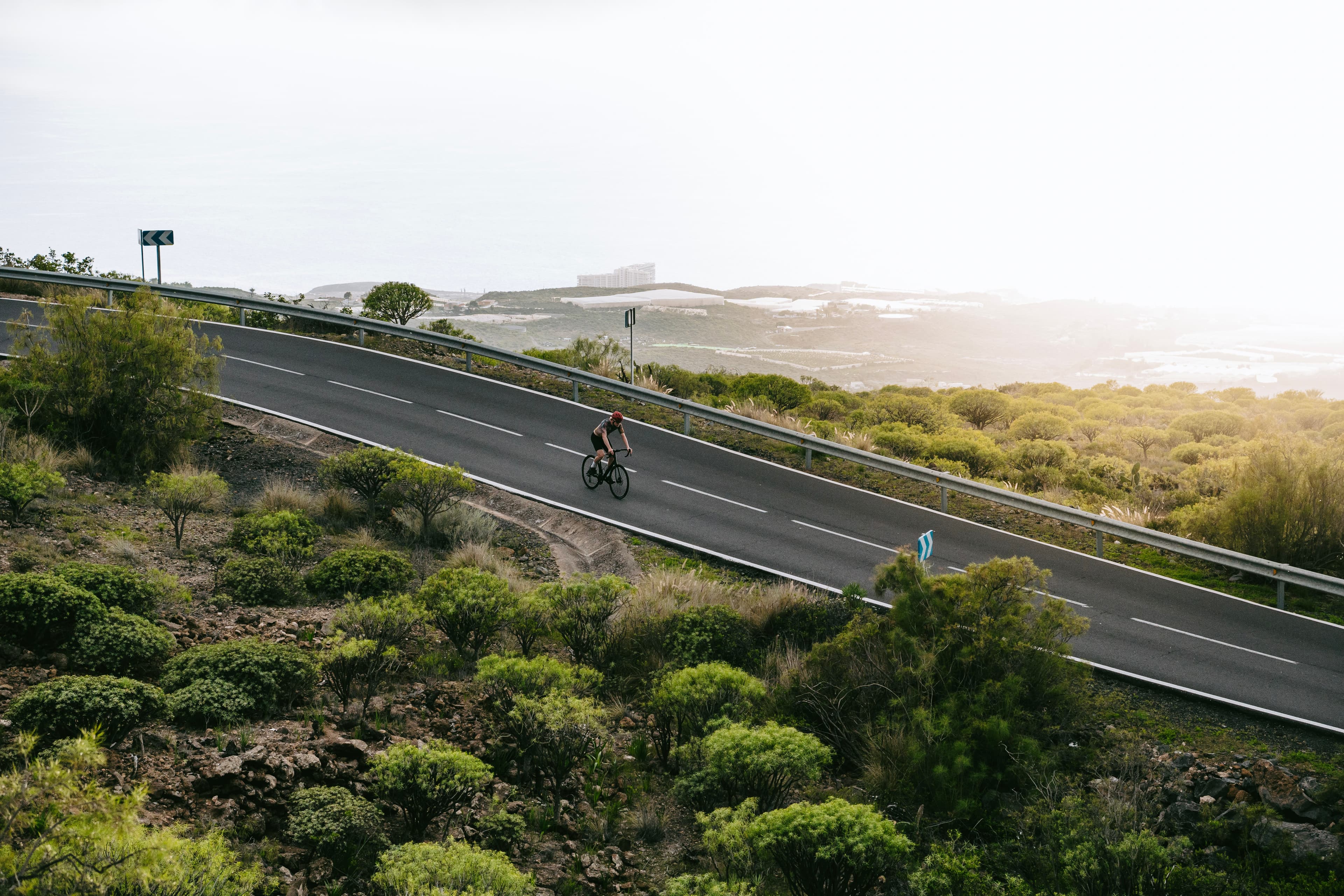 Zona de ciclismo alrededor de Puerto de Santiago y Santiago del Teide, Tenerife