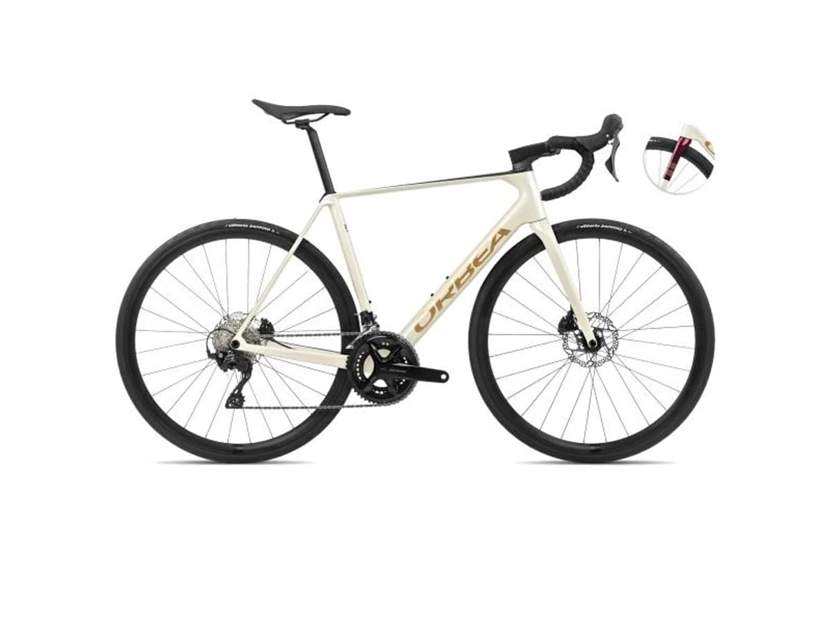 Orbea Orca M30 road bike rental Tenerife – White, size 57 – photo 1